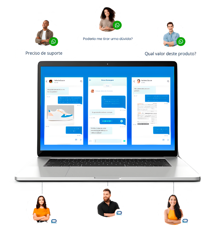 Múltiplos atendentes